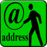 96  x 96 green address png icon image