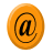  48  x 48 orange address gif icon image