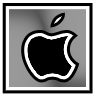 96  x 96 gray apple gif icon image