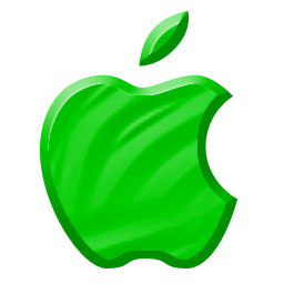256 x 256 green apple jpg icon image