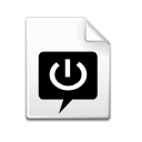 128 x 128 black application png icon image