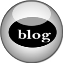 128 x 128 black blog png icon image