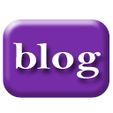 128 x 128 purple blog gif icon image