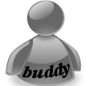 96  x 96 gray buddy gif icon image