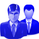 128 x 128 blue business gif icon image