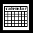  48  x 48 black calendar gif icon image