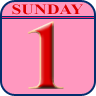 96  x 96 pink calendar gif icon image
