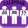 96  x 96 purple calendar jpg icon image