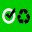  32 x 32 green com gif icon image