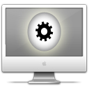 128 x 128 white computer jpg icon image