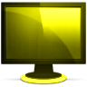 96  x 96 yellow computer gif icon image