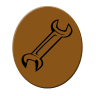 96  x 96 brown custom png icon image