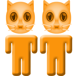 256 x 256 orange cute png icon image