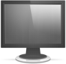 96  x 96 gray desktop gif icon image