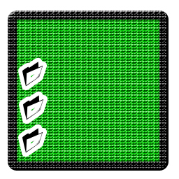256 x 256 green desktop jpg icon image