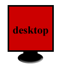 128 x 128 red desktop png icon image