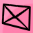  48  x 48 pink email jpg icon image