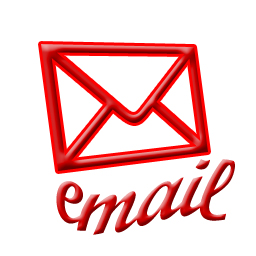 256 x 256 red email jpg icon image
