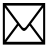 48  x 48 white email png icon image