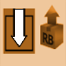 96  x 96 brown exe png icon image