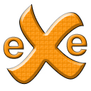 128 x 128 orange exe jpg icon image