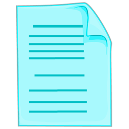 256 x 256 teal png file icon image