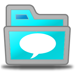 256 x 256 teal png folder icon image