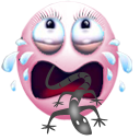 128 x 128 pink funny png icon image