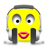 96  x 96 yellow funny gif icon image