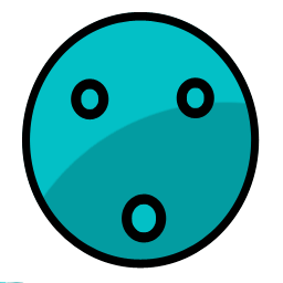256 x 256 teal png get icon image