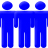  48  x 48 blue group gif icon image