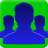  48  x 48 green group gif icon image