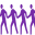  32 x 32 purple group png icon image