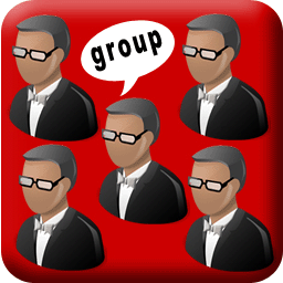 256 x 256 red group gif icon image