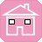  48  x 48 pink home jpg icon image