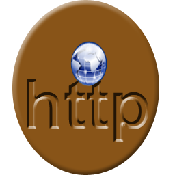 256 x 256 brown http png icon image