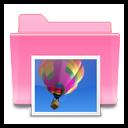 128 x 128 pink image png icon image