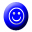  32 x 32 blue jpg internet icon image