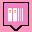  32 x 32 pink jpg library icon image