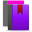  32 x 32 purple library png icon image
