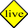 96  x 96 yellow live gif icon image