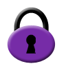 96  x 96 purple lock gif icon image