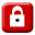  32 x 32 red lock gif icon image