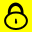  32 x 32 yellow lock png icon image