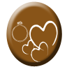 96  x 96 brown love png icon image
