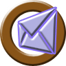 96  x 96 brown mail gif icon image