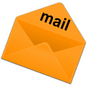128 x 128 orange mail jpg icon image