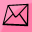 32 x 32 pink mail png icon image