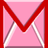96  x 96 pink mail jpg icon image
