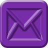96  x 96 purple mail jpg icon image
